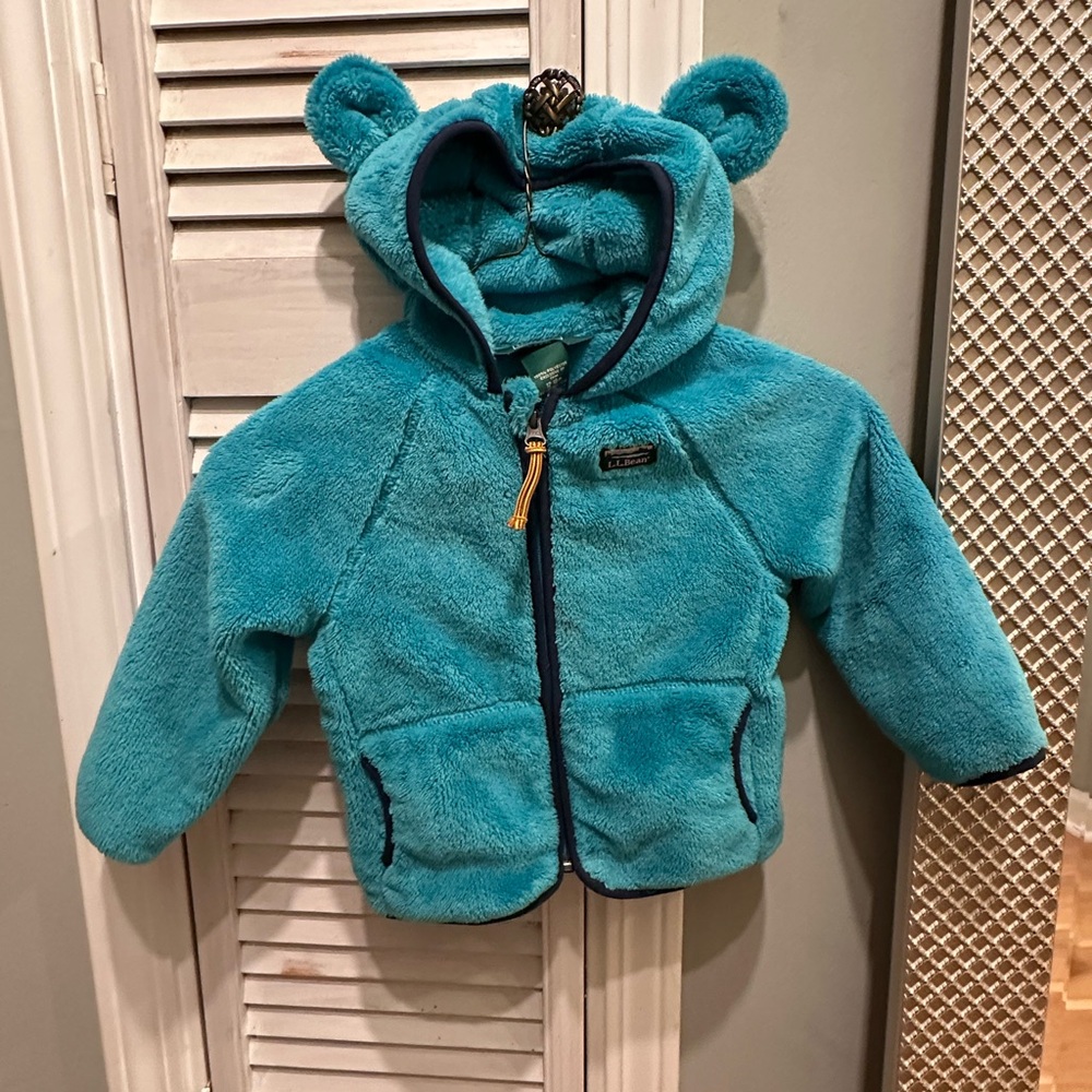 L.L.Bean Fleece Hoodie with Bear Ears (12–18M)